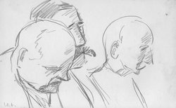 Betende Männer / Allerheiligen