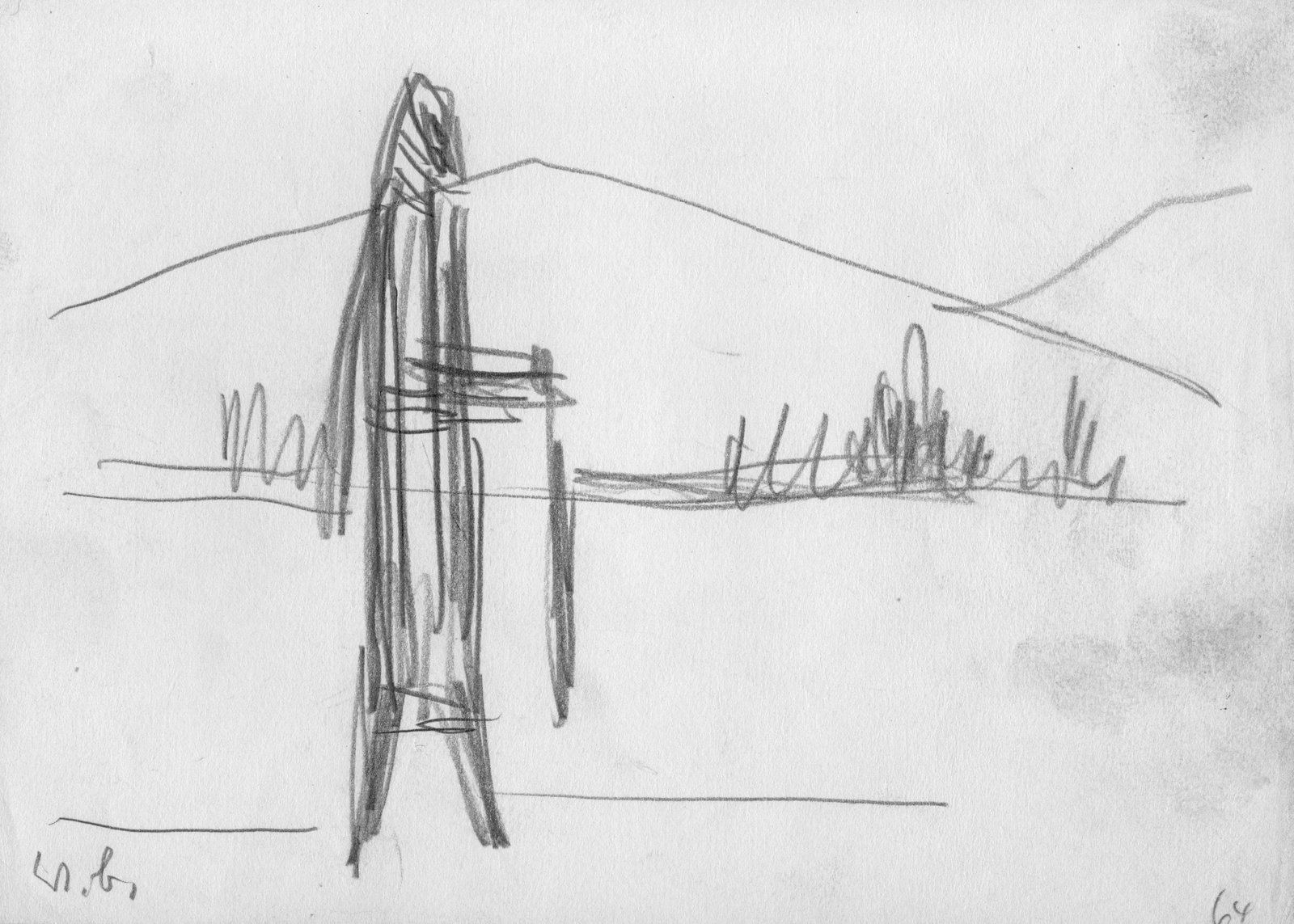 Schreitende mit Stock / S. Luzia II