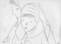 Bäurin und Mädchen / Eberndorf, Karwoche - Ostern