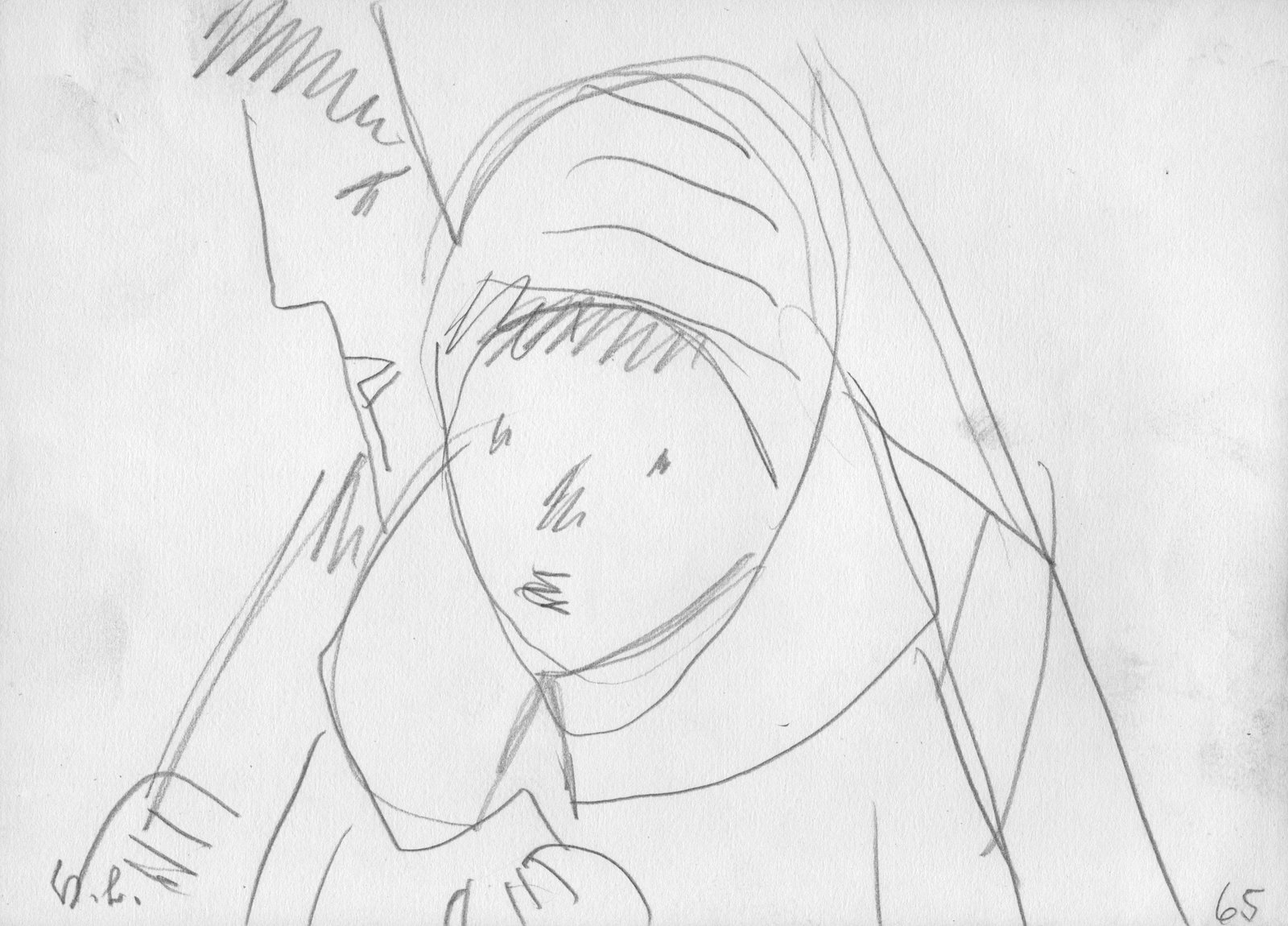 Bäurin und Mädchen / Eberndorf, Karwoche - Ostern