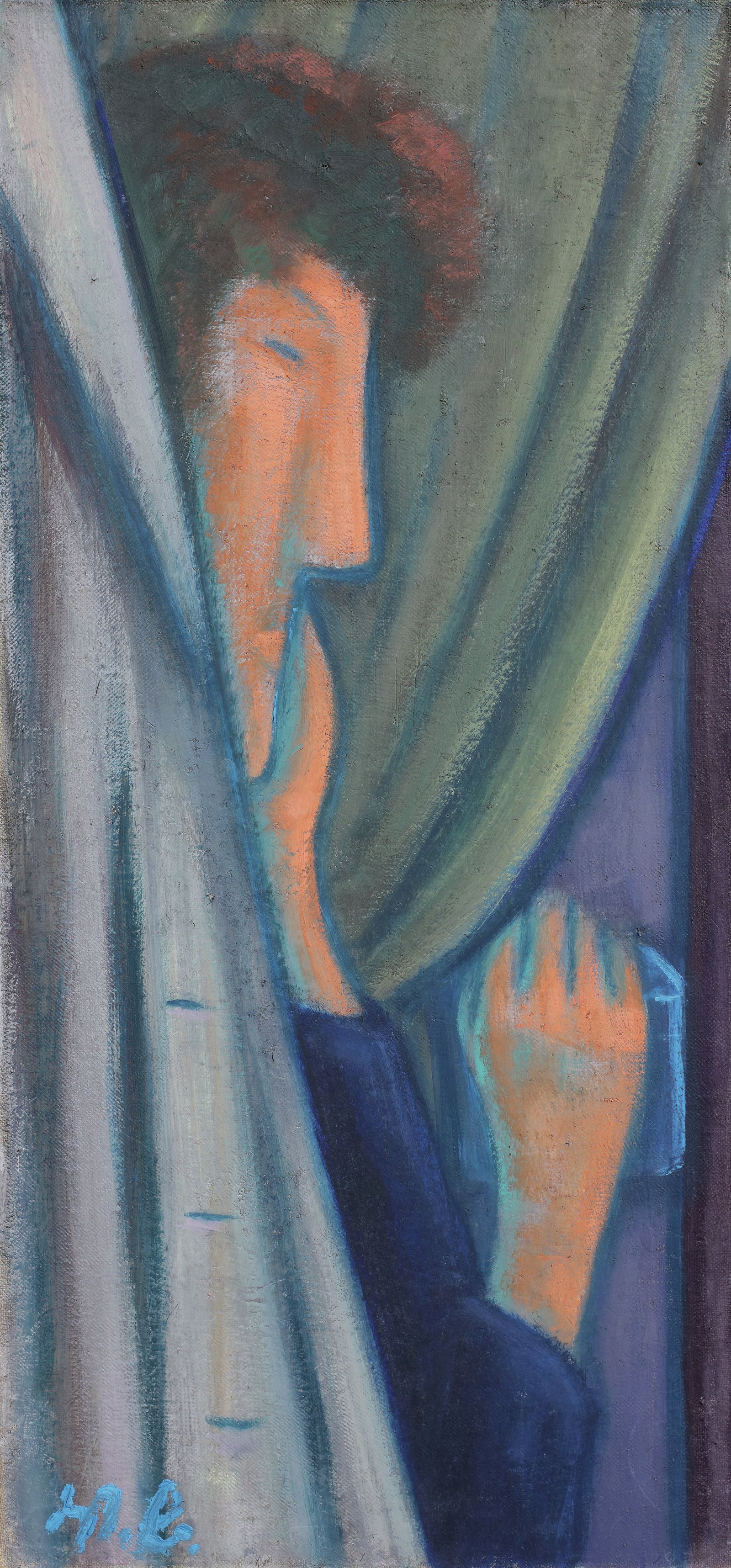 Schlafende in der Bahn