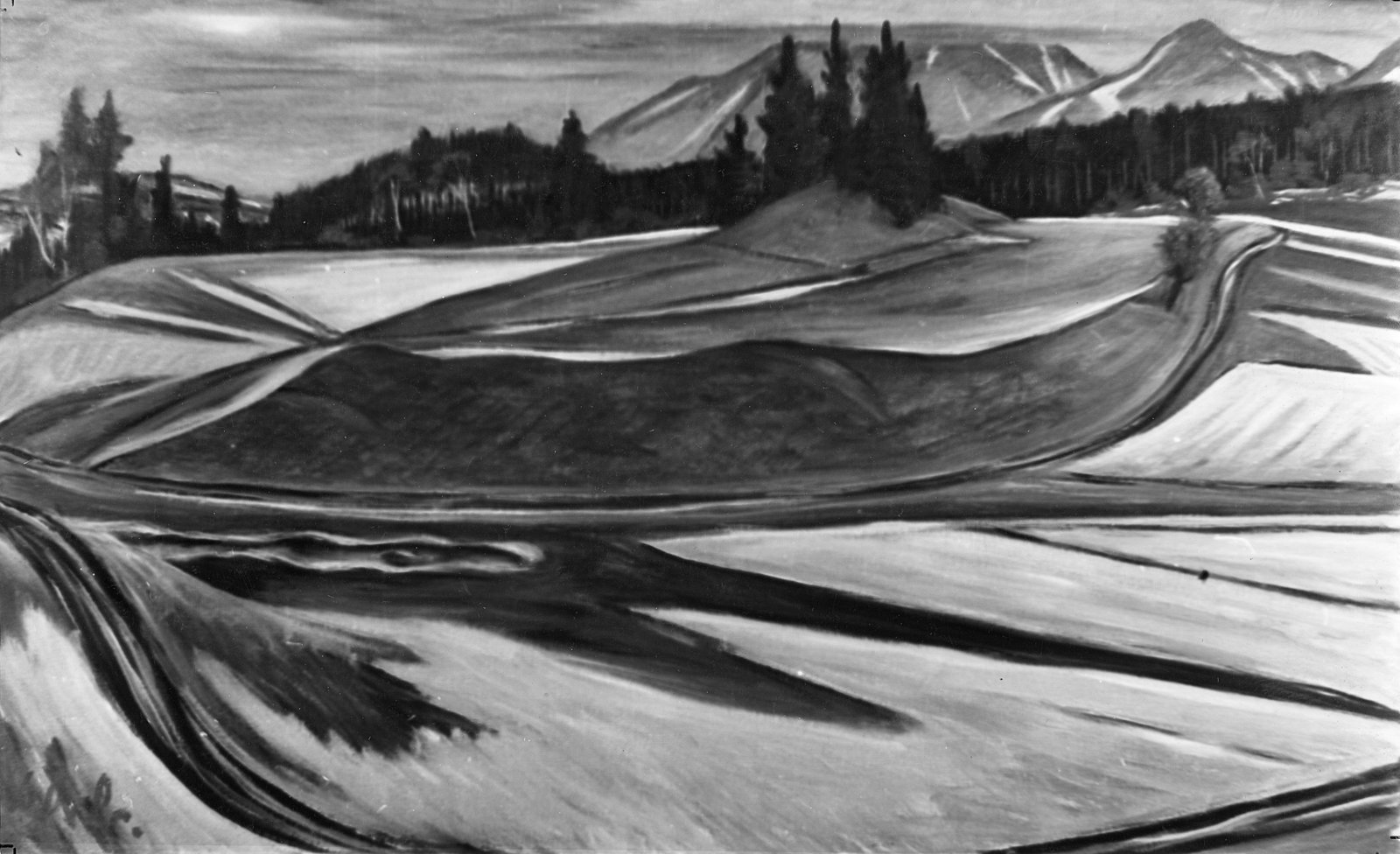 Bei Horzach im Jänner