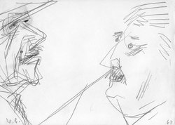 Zwei Männer im Gespräch / Jaunstein