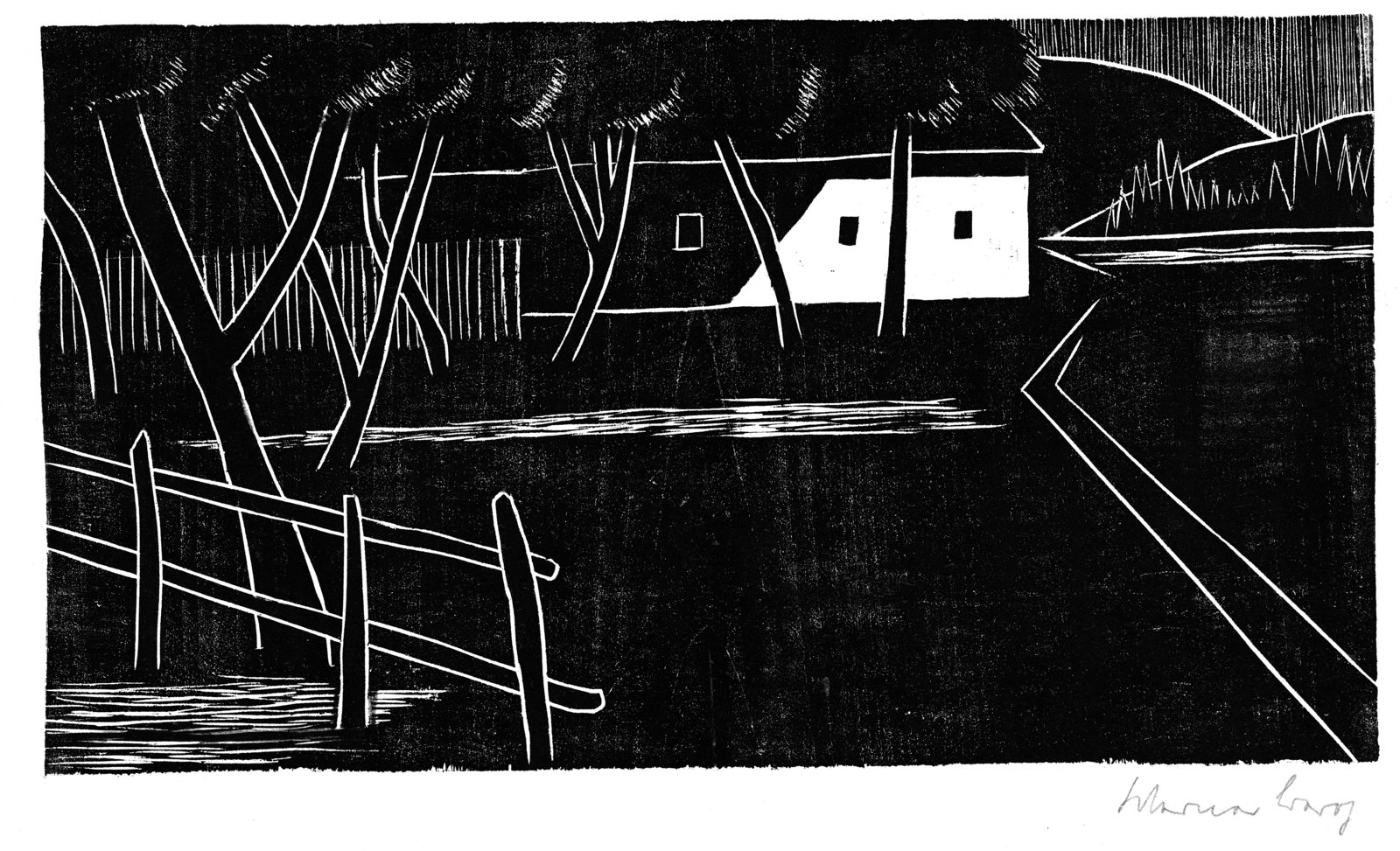 Haus in der Nacht II