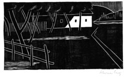 Haus in der Nacht II