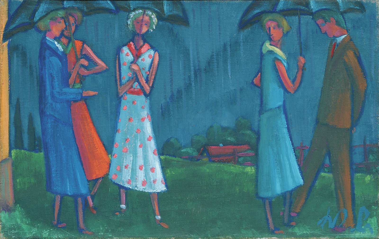 Verregnete Glockenweihe