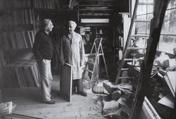 WB mit Erich Kuby im Atelier 2