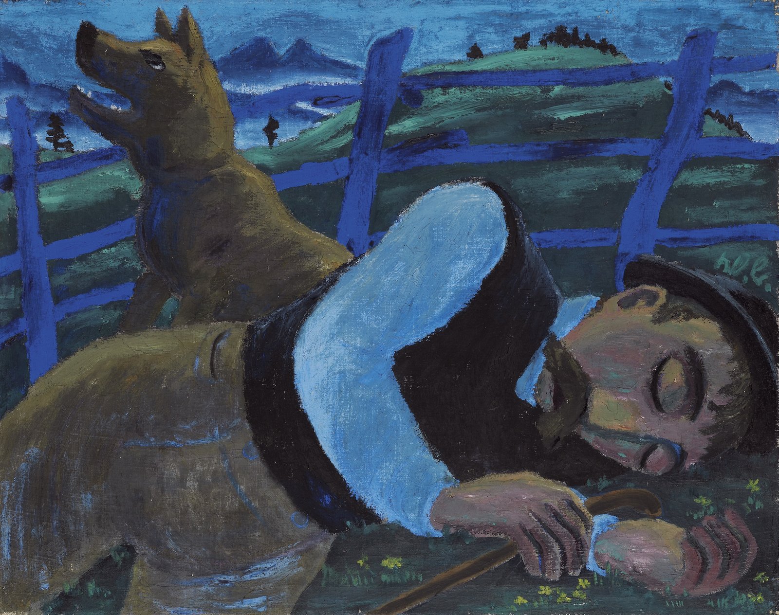 Schlafender Landstreicher