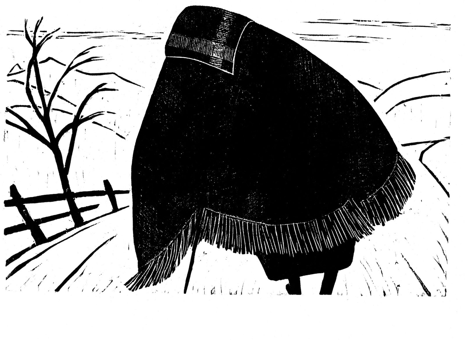 Schwankende Alte (1. Zustand)