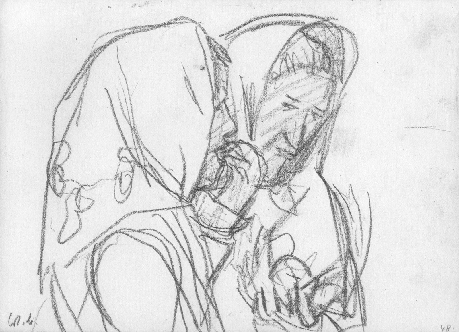 Zwei Frauen mit Wegzehrung