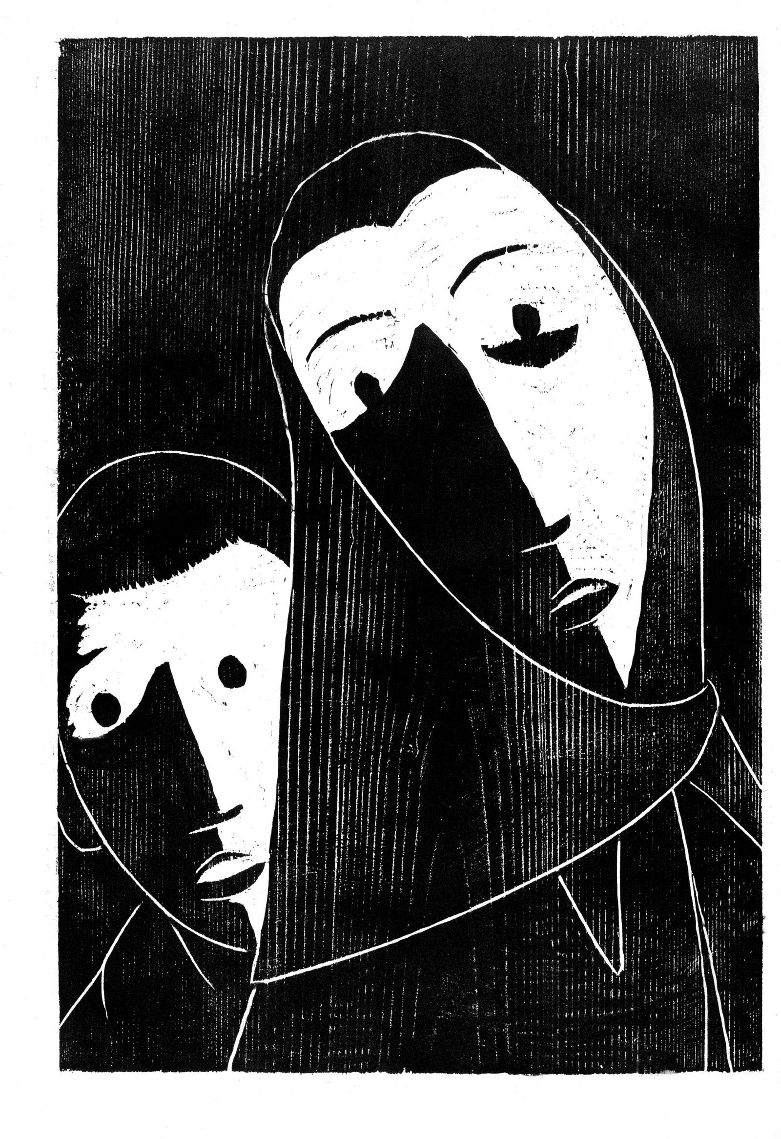 Junge Bäurin und Knabe (1. Zustand)