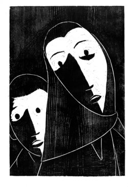 Junge Bäurin und Knabe (1. Zustand)