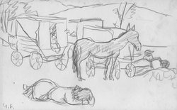 Schlafende Zigeuner / Wiesenmarkt Bleiburg