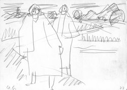 Zwei Frauen in Feldern / St. Egyden