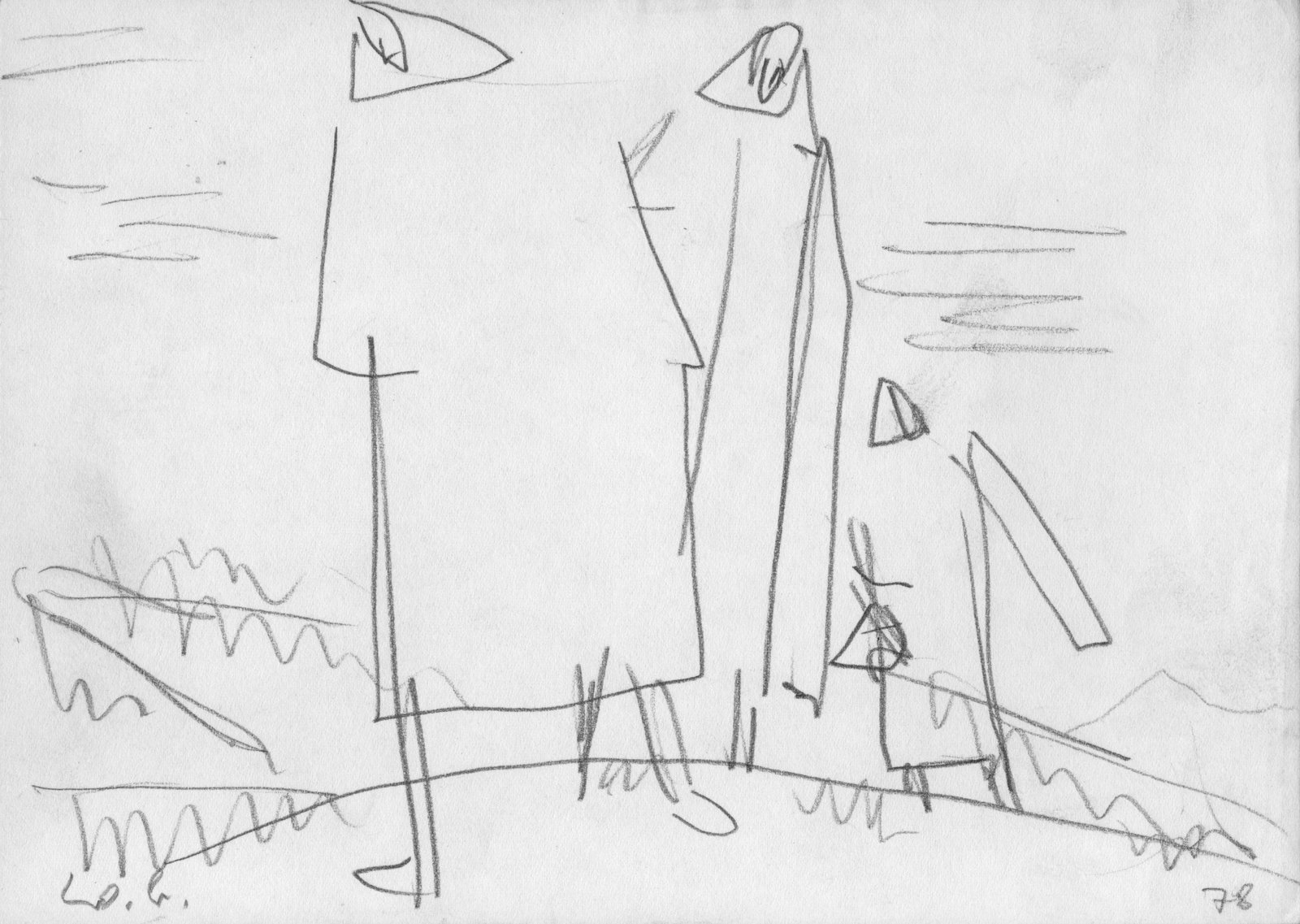 Kirchgeherinnen / Hl. Grab, Dreinagelfreitag