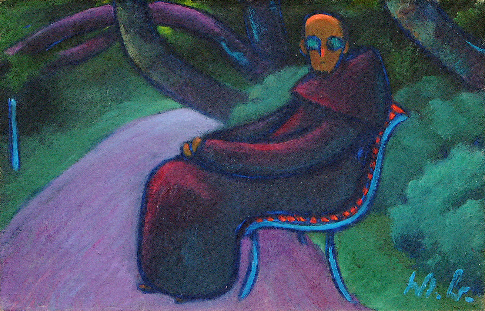 Mönch auf der Biennale