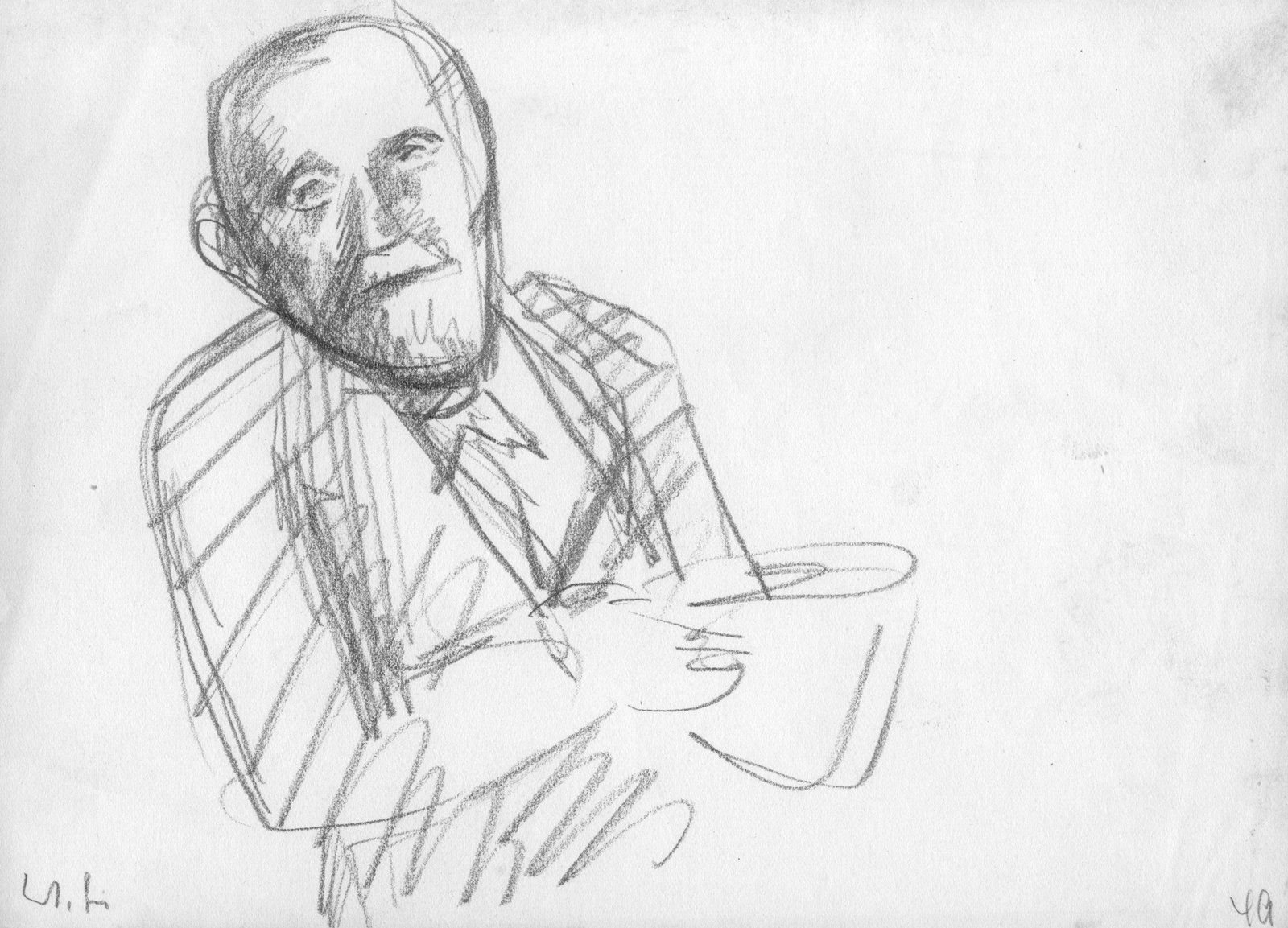 Messner mit Klingelbeutel