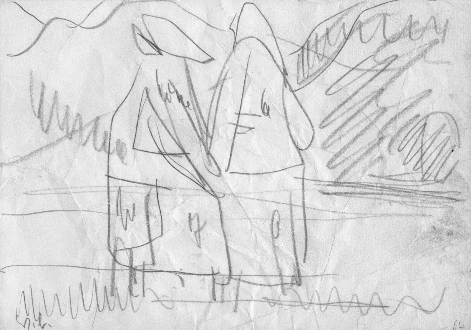 Zwei Schreitende / St. Georgen