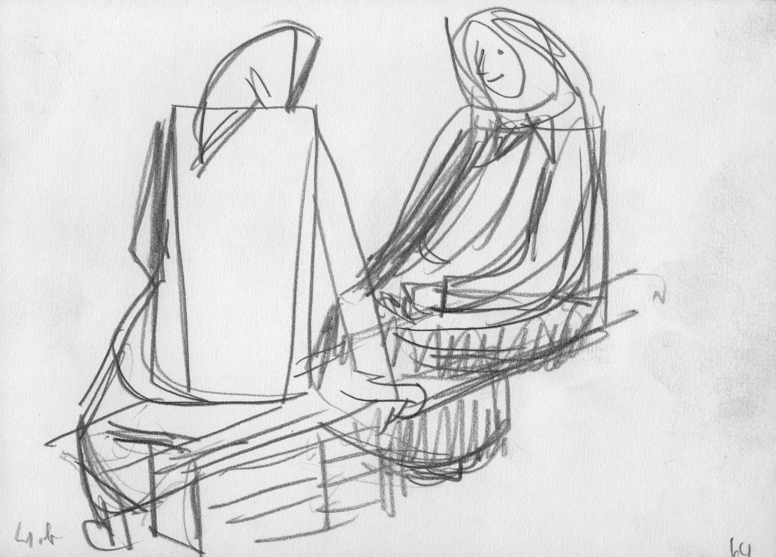 Auf der Bank / S. Luzia II