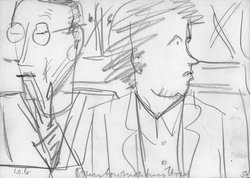 Mann und Frau im Gasthaus