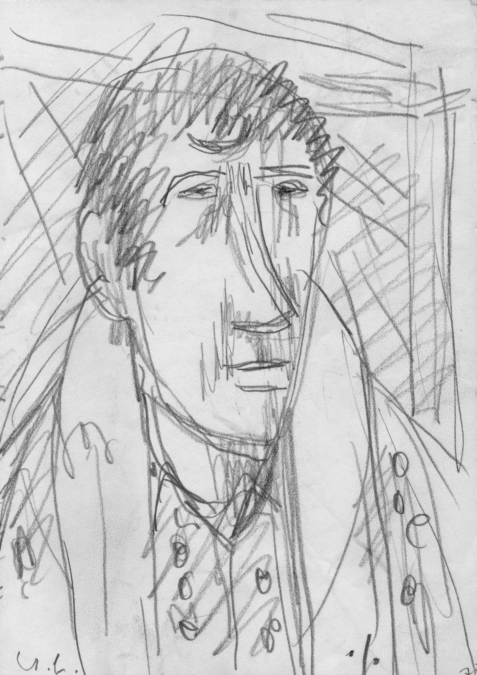 Mann mit Shawl / Wiesenmarkt 