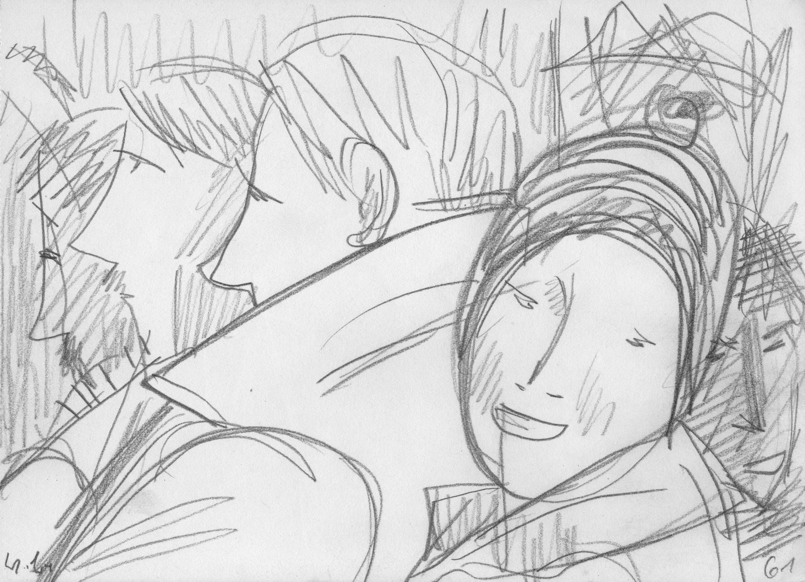 Bauersleute in der Kirche