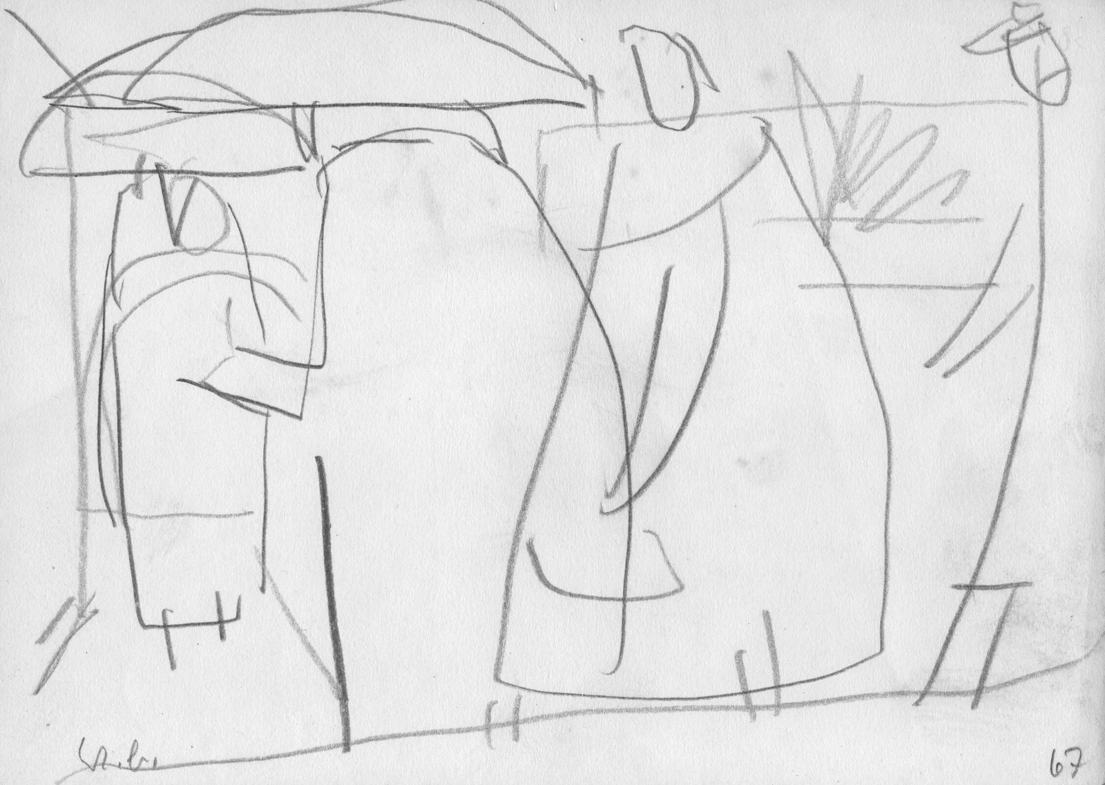 Im Schneeregen / Hl 3 Königsmarkt Eberndorf