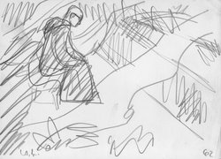 Mönch auf der Biennale / Venedig