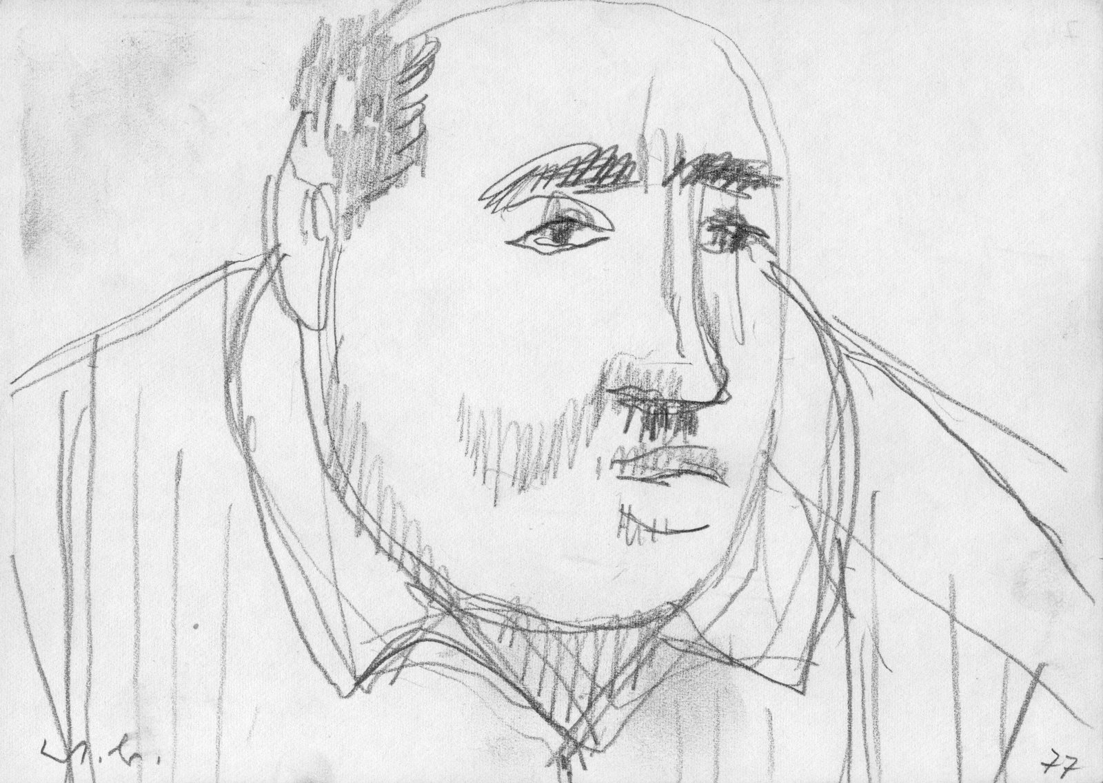 Mann auf dem Wiesenmarkt 