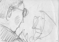 Gespräch vor der Primiz / Rupertiberg