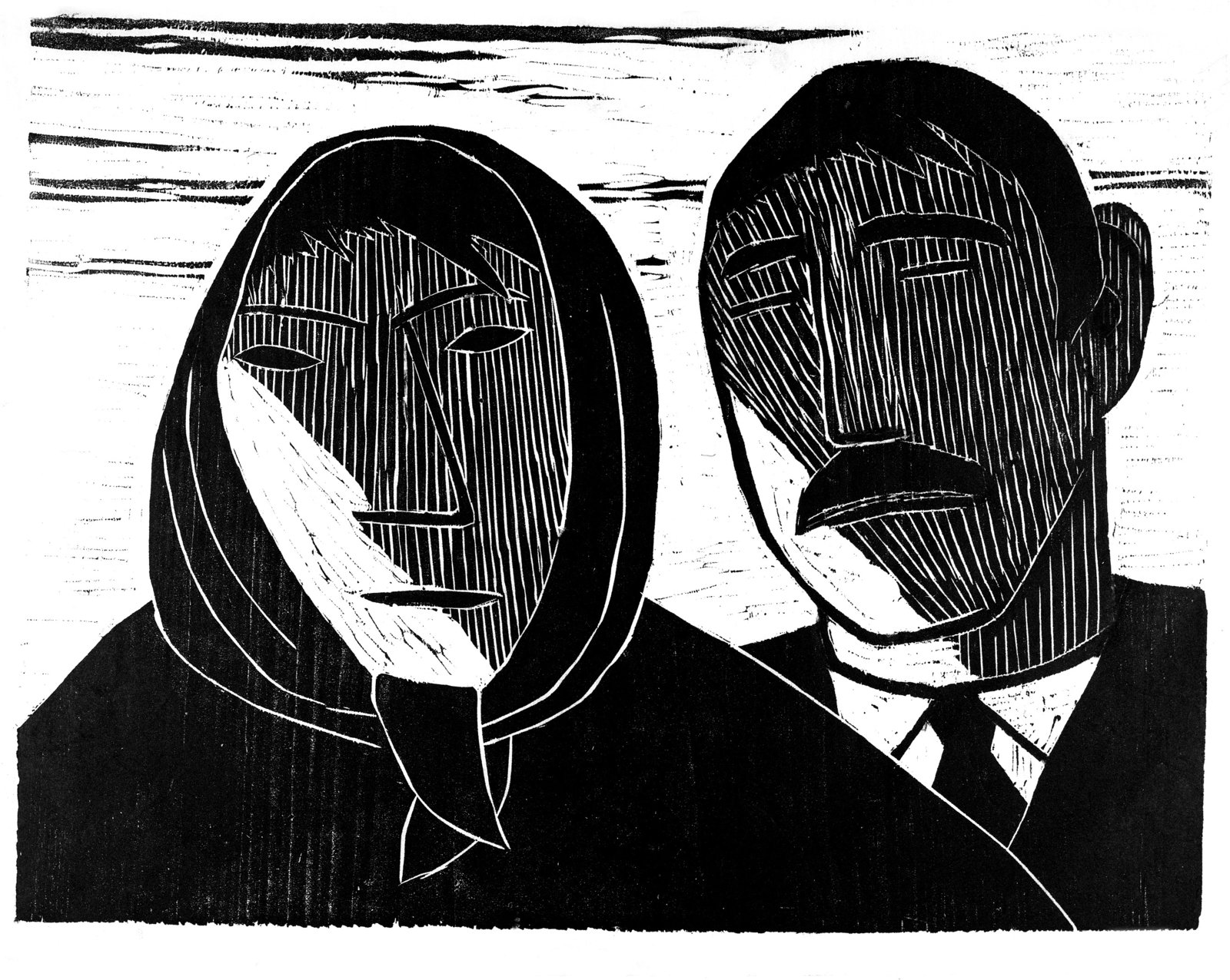 Leidtragende in Slowenien (Kranska Gora)