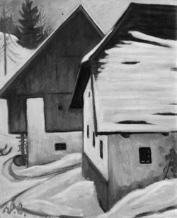 Der Rutarhof im Jänner